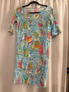 Lilly Pulitzer Somerset dress in the "You Gotta Regatta" size